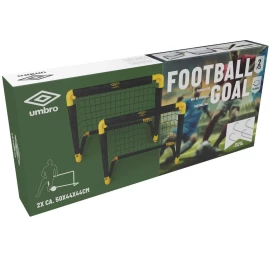 2 Futbolo Vartų Rinkinys Su Tinkleliu 55x44x44 Cm Umbro