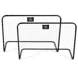 2 Futbolo Vartų Rinkinys Su Tinkleliu 78x56x45 Cm Umbro