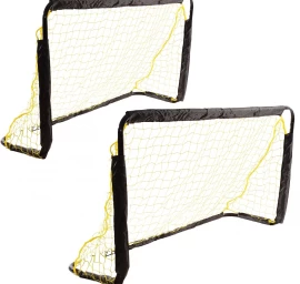 2 Futbolo Vartų Rinkinys Su Tinkleliu Enero 120x70x40 Cm