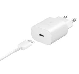2-in-1 25 W Tinklo įkroviklis + Usb-c Kabelis 1 M, Baltas