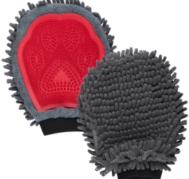2-in-1 šunų Priežiūros Ir Plavimo Pirštinė „dirt Devil“