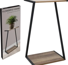 2 Pakopų Gėlių Stalas Augalams 29x20x50cm Medinis Statybinis Stalas