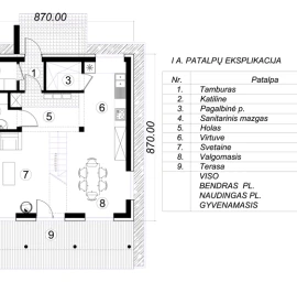 Namo projektas „Tykus“