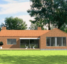 Vienbutis gyvenamasis namas ŪPAS   (116,12 m2)