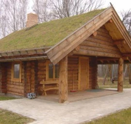 Rankų darbo rąstiniai namai