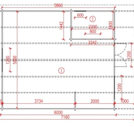 Sodo namelis 5 x 5.8 m