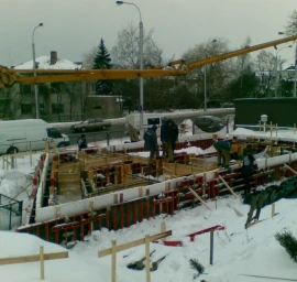 Juostiniai ir įvairių tipų poliniai pamatai