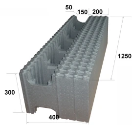 Liktinių klojinių betonavimo sistema