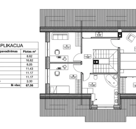 Gyvenamojo namo projektas 125