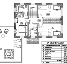 Gyvenamojo namo projektas 144