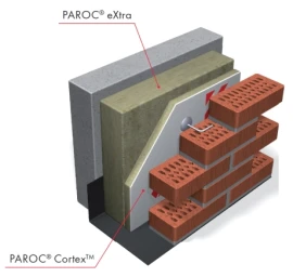 Priešvėjinė izoliacinė plokštė PAROC® Cortex™