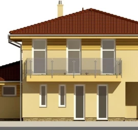 Dviejų aukštų namo projektas Paulius