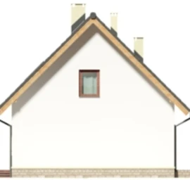 Vieno aukšto su mansarda namo projektas Lina