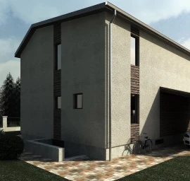 Dviejų aukštų namo projektas Rapolas