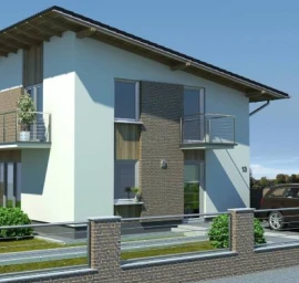 Dviejų aukštų namo projektas Jogintas