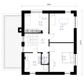 Gyvenamojo namo projektas „Vakaris“