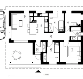 Gyvenamojo namo projektas „Vygailė“