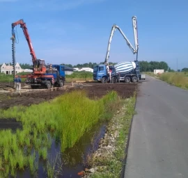 CFA polių gręžimas