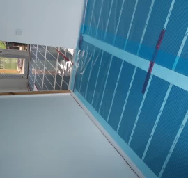 Grindinis šildymas elektra (infraraudonųjų spindulių grindinis šildymas)