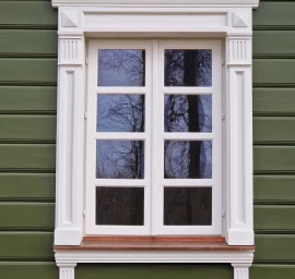 Medinių langų, durų, langinių, pastato puošybos elementų restauravimas ir jų atkūrimas