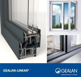 GEALAN-LINEAR® - 74 MM MONTAVIMO PLOČIO SISTEMŲ EVOLIUCIJA