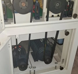 Šepetinės šlifavimo staklės WOODLAND MACHINERY su metaliniu šepečiu (naujos)