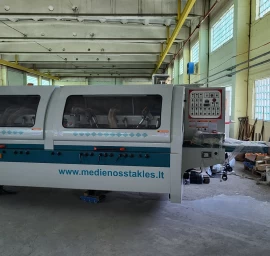 Keturpusio obliavimo staklės  WOODLAND MACHINERY su šlifavimo funkcija  (naujos)