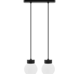 Barrel-orb Ball 2-light Black