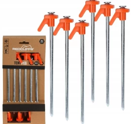 21cm Kpl 6vnt. Metaliniai Plastikiniai Palapinės Smeigtukai Redcliffs