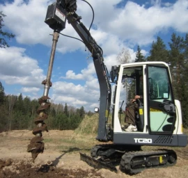 BOBCAT, mini ekskavatoriaus nuoma