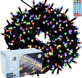 240 Led Daugiaspalvė šviesos Grandinė