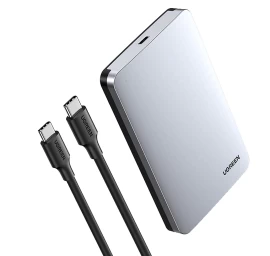 2,5&#039;&#039; Sata 3.0 6gbps Hdd Narvelis + Usb-c Kabelis 0,5 M - Sidabrinės Spalvos