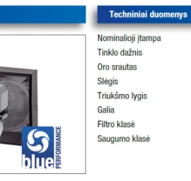 MAICO ER60 GVZC EC ištraukimo ventiliatorius