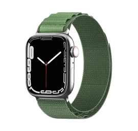 Dirželis Su Plienine Sagtimi alpine, Skirtas apple Watch 38/40/41 Mm - žalias