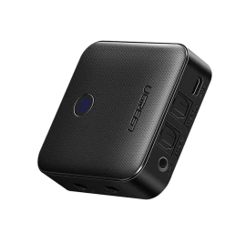 2in1 bluetooth Siųstuvas + Imtuvas 5.0 Muzikai Juodas