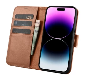 2in1 Odinis Dėklas Su Atlenkiamu Dangteliu Iphone 14 Pro Anti-rfid Piniginės Dėklas Rudos Spalvos 2in1 Odinis Dėklas Su Atlenkiamu Dangteliu Iphone 14 Pro Anti-rfid Piniginės Dėklas Rudos Spalvos