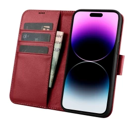 2in1 Odinis Dėklas Su Atlenkiamu Dangteliu Iphone 14 Pro Max Anti-rfid Piniginės Dėklas Raudonas 2in1 Odinis Dėklas Su Atlenkiamu Dangteliu Iphone 14 Pro Max Anti-rfid Piniginės Dėklas Raudonas