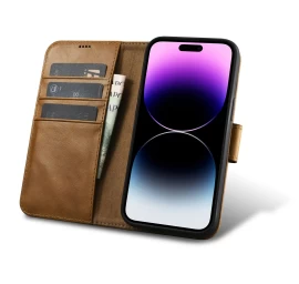 2in1 Odinis Dėklas Su Atverčiamu Dangteliu Iphone 14 Pro Max Anti-rfid Oil Wax Wallet Case šviesiai Rudas 2in1 Odinis Dėklas Su Atverčiamu Dangteliu Iphone 14 Pro Max Anti-rfid Oil Wax Wallet Case šviesiai Rudas