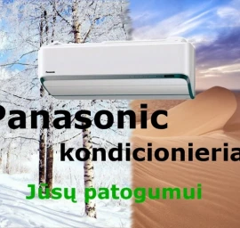 Panasonic Aquarea oras - vanduo šilumos siurbliai