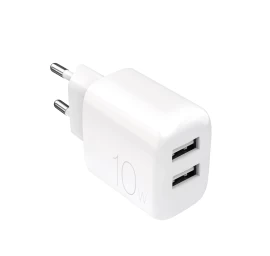 2x Usb-a Prolite 10 W Tinklo įkroviklis - Baltas