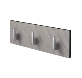 3 kabliukai su HPL plokšte Kame 30 cm, pilkas mėnulis AC1602-30/H12