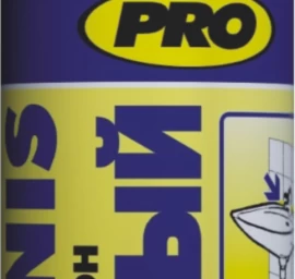310ML SILIKONAS SANITARINIS ELE BALTAS