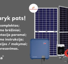 Saulės elektrinė 10 kW