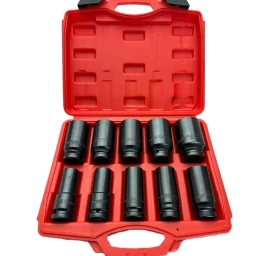 3/4 Prailgintų smūginių galvučių rinkinys (19-41mm) 10vnt.