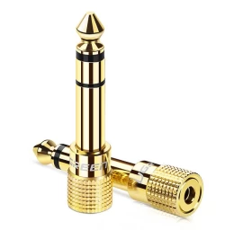 3,5 Mm Mini Lizdo Adapteris į 6,3 Mm Auksinį Lizdą