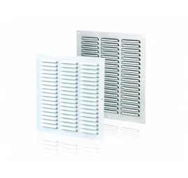350X350 METALINĖ GROTELĖ SU TINKL.BALTA MVMP350/3s