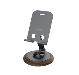 360 Laipsnių Metalinis Telefono Stovas - Pilkas