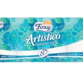 Foxy, Artistico Tualetinis Popierius, 8 Ritinėliai