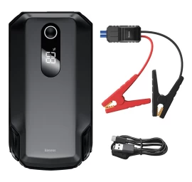 3in1 Booster Starter 12v 100a + Powerbank 13000mah + Led žibintuvėlis