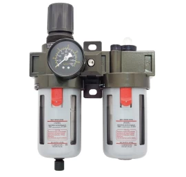 Oro srauto reguliatorius 1/2 su filtru ir tepaline